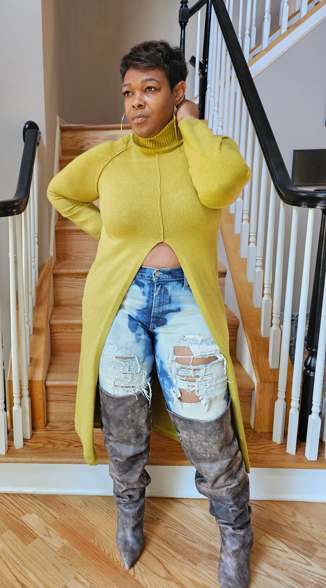 Split Thoughts Sweater