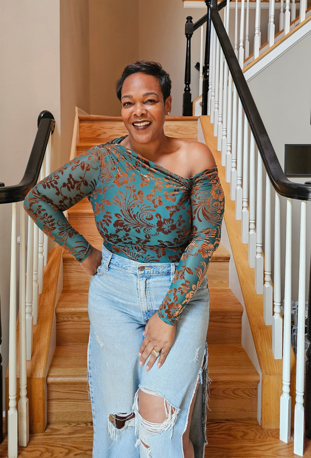 Cold Shoulder Top