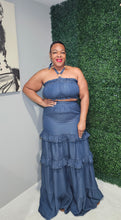 Load image into Gallery viewer, Ruffled Denim Set
